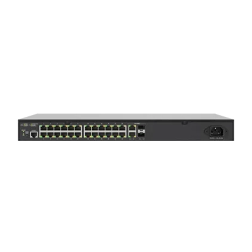SW-505-24P-R | 24 PoE+ | 2 Combo RJ45/SFP Ports – 1Gb L2/L3 Managed Switch